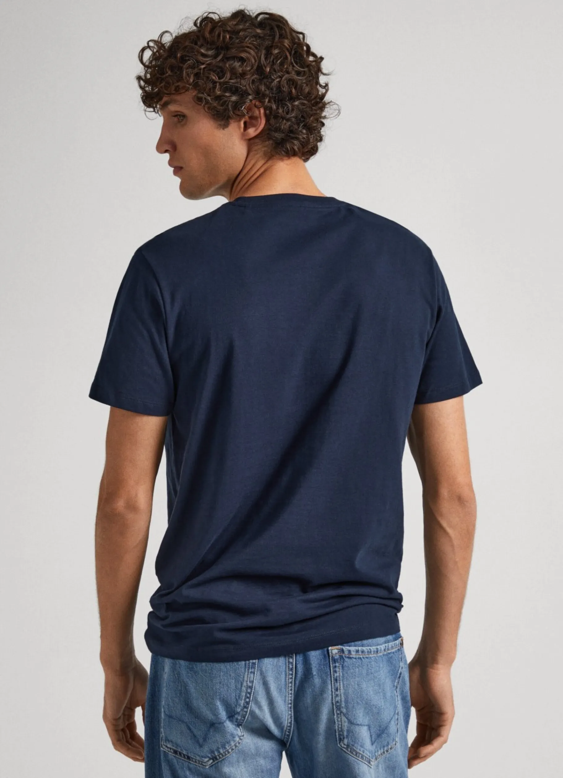 Men Pepe Jeans 1973 Logo Print T-Shirt