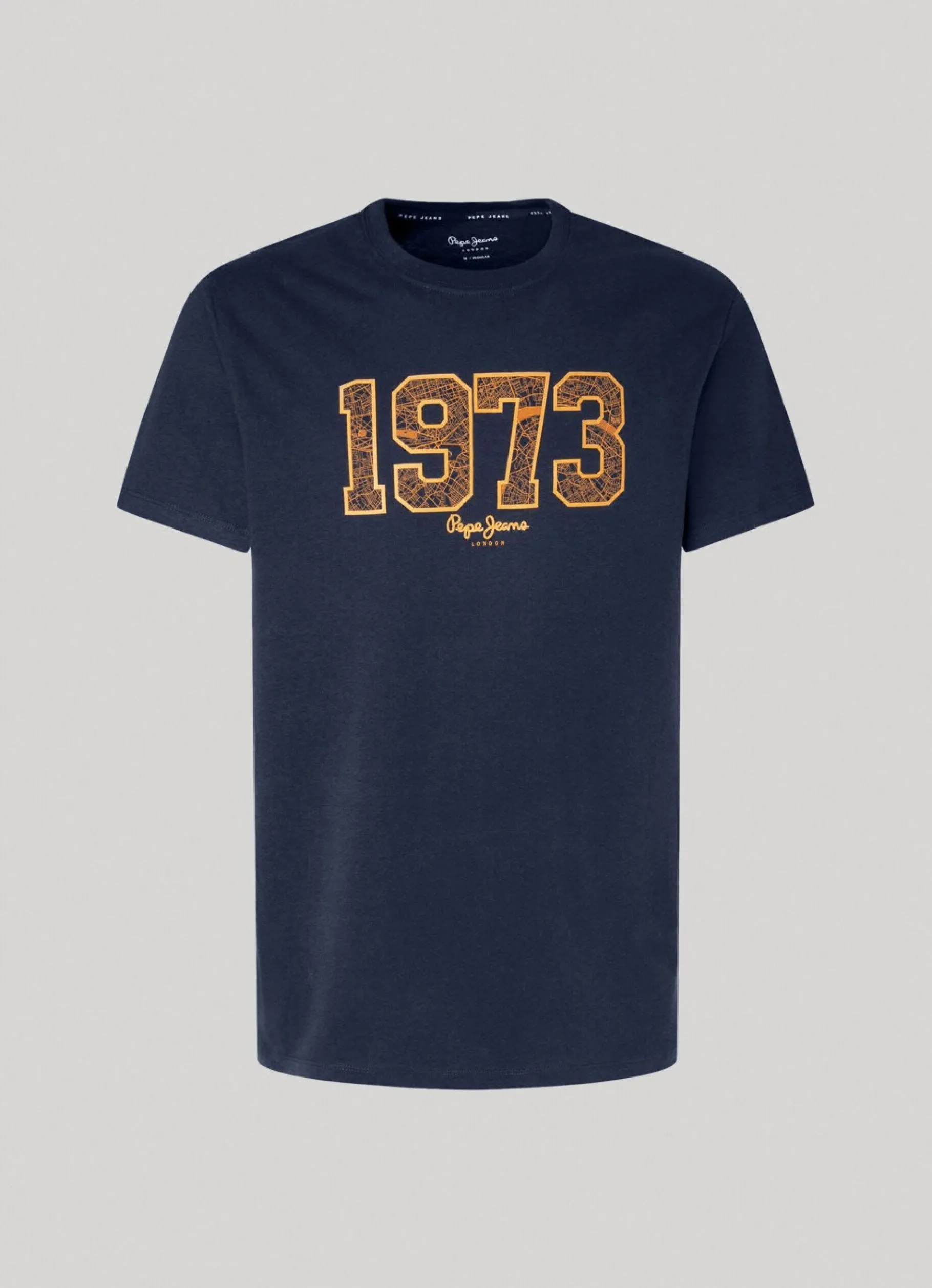 Men Pepe Jeans 1973 Logo Print T-Shirt