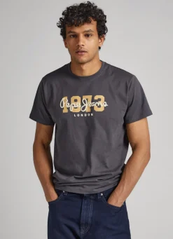Men Pepe Jeans 1973 Logo T-Shirt