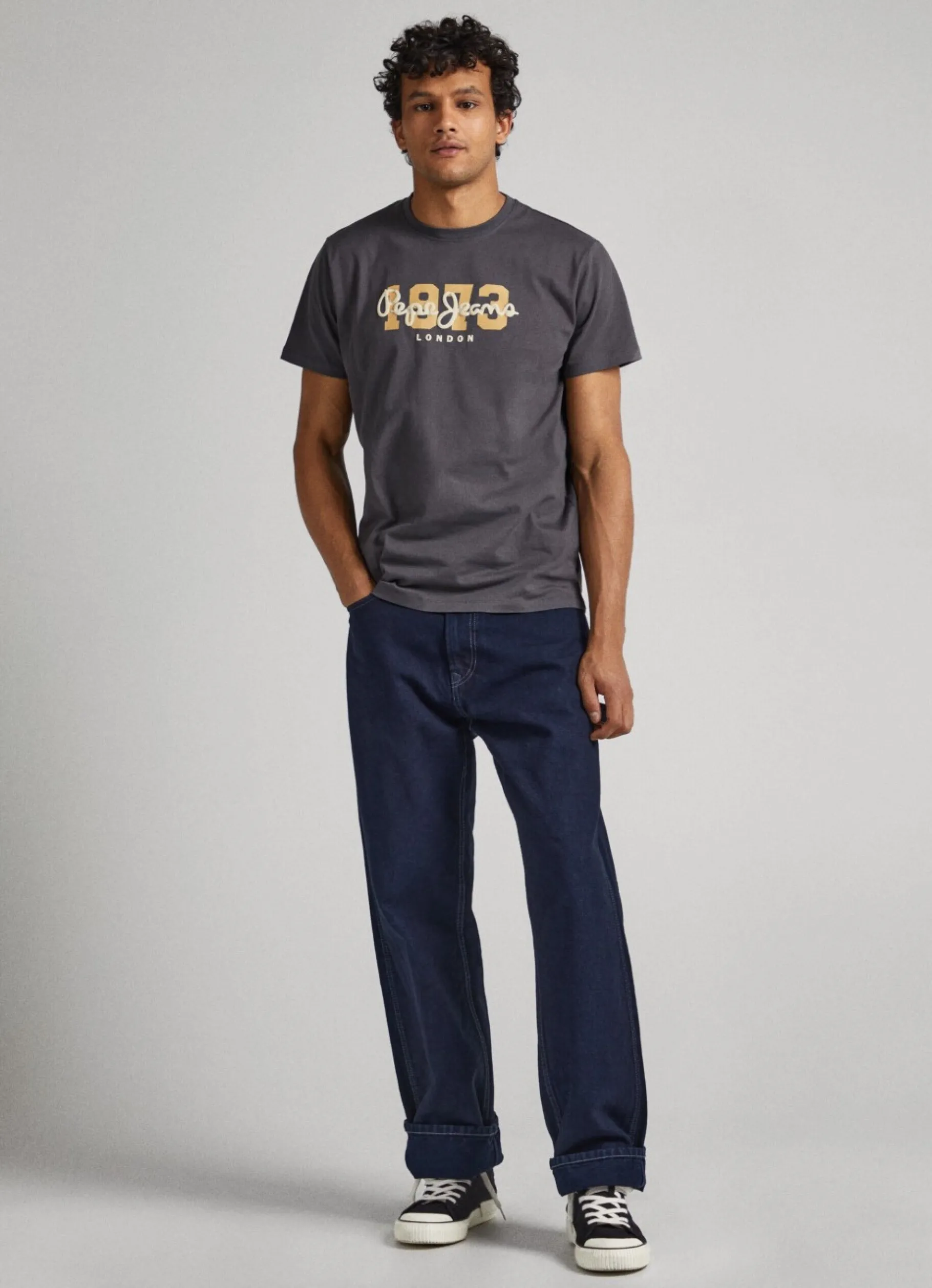 Men Pepe Jeans 1973 Logo T-Shirt