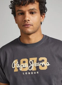 Men Pepe Jeans 1973 Logo T-Shirt