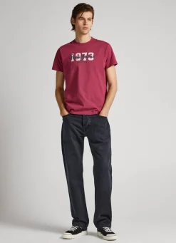 Men Pepe Jeans 1973 Logo T-Shirt