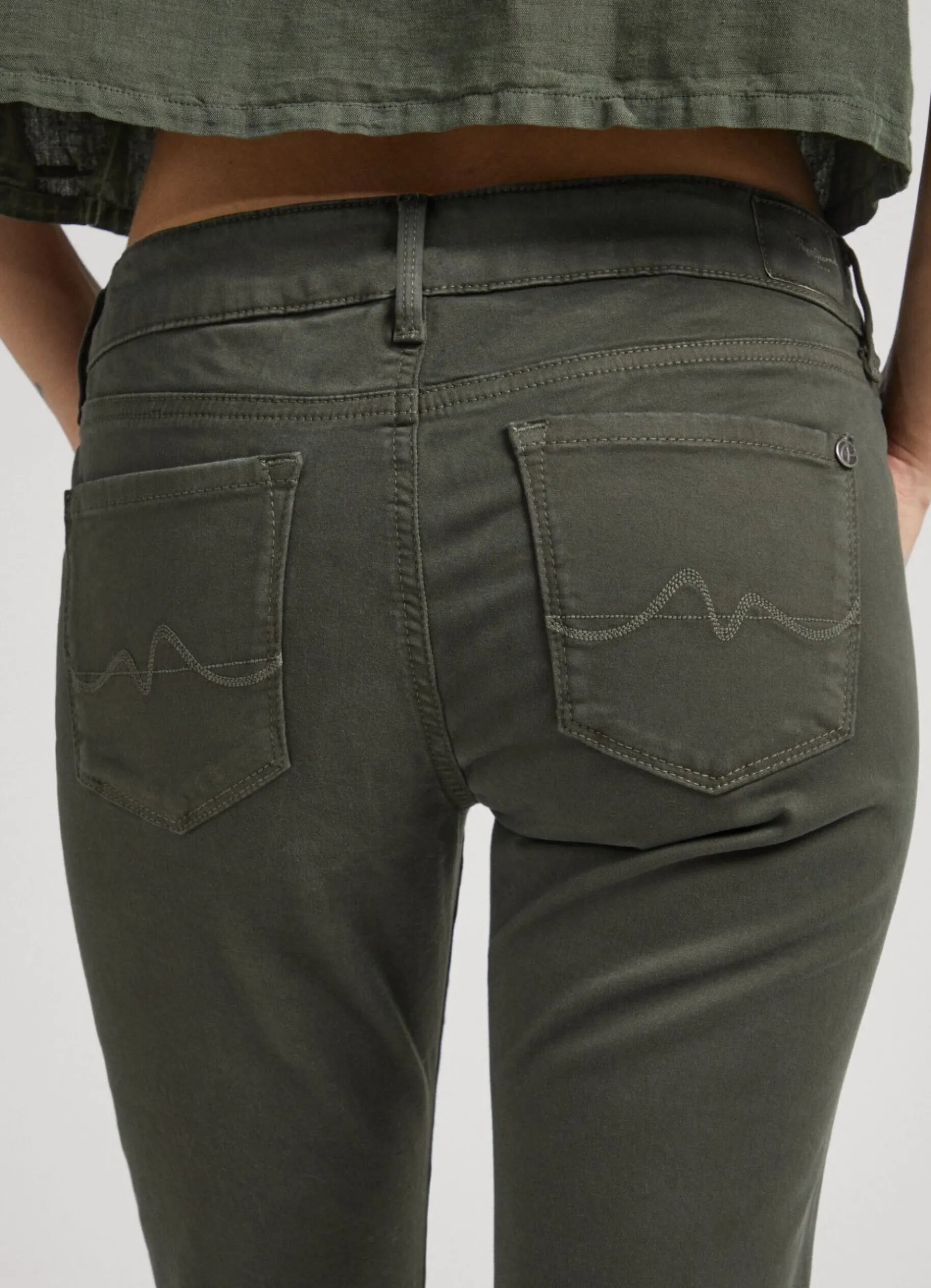 Women Pepe Jeans 5 Pocket Skinny Fit Trousers