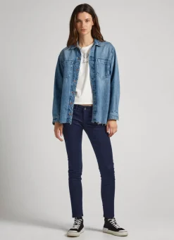 Women Pepe Jeans 5 Pocket Skinny Fit Trousers