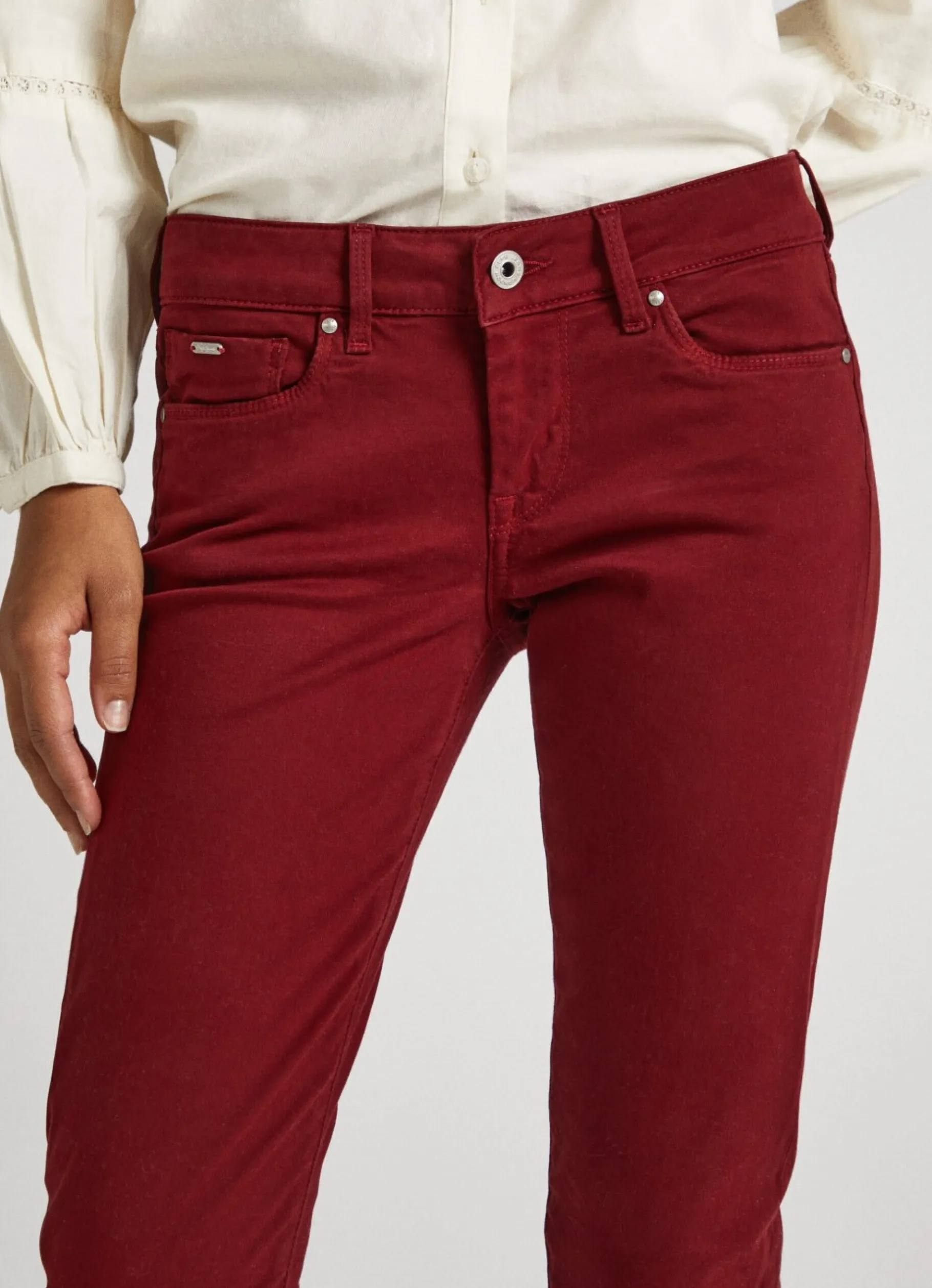 Women Pepe Jeans 5 Pocket Skinny Fit Trousers