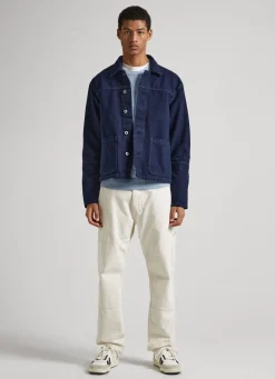 Men Pepe Jeans Adams Relaxed Fit Mid-Rise Jeans