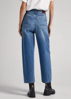 Women Pepe Jeans Addison Balloon Fit High-Rise Jeans