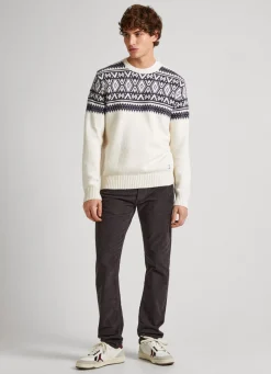 Men Pepe Jeans Alban Loose Fit Corduroy Trousers