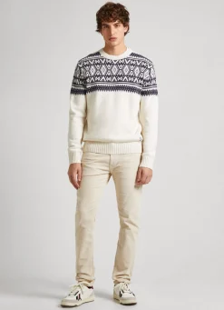 Men Pepe Jeans Alban Loose Fit Corduroy Trousers
