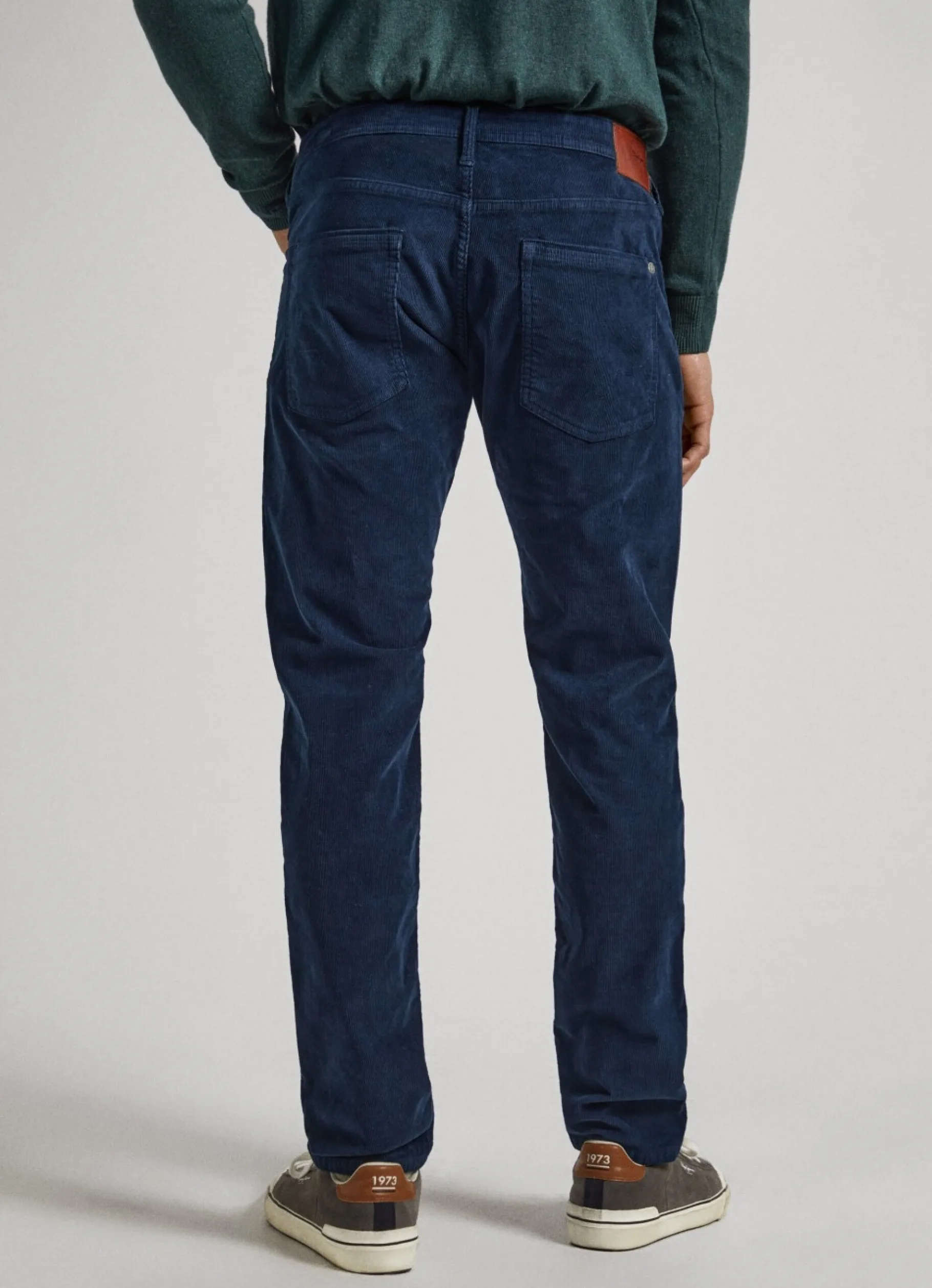 Men Pepe Jeans Alban Loose Fit Corduroy Trousers