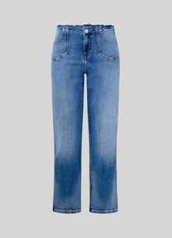 Women Pepe Jeans Alex Straight Fit Low-Rise Jeans
