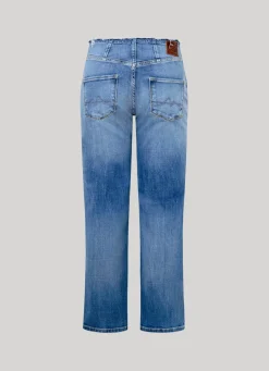 Women Pepe Jeans Alex Straight Fit Low-Rise Jeans