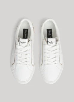 Women Pepe Jeans Allen Low Basic Trainers