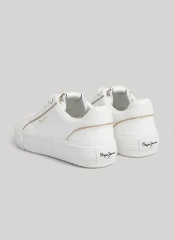 Women Pepe Jeans Allen Low Basic Trainers