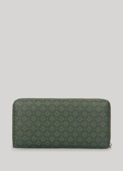 Women Pepe Jeans All-Over Geometric Print Wallet