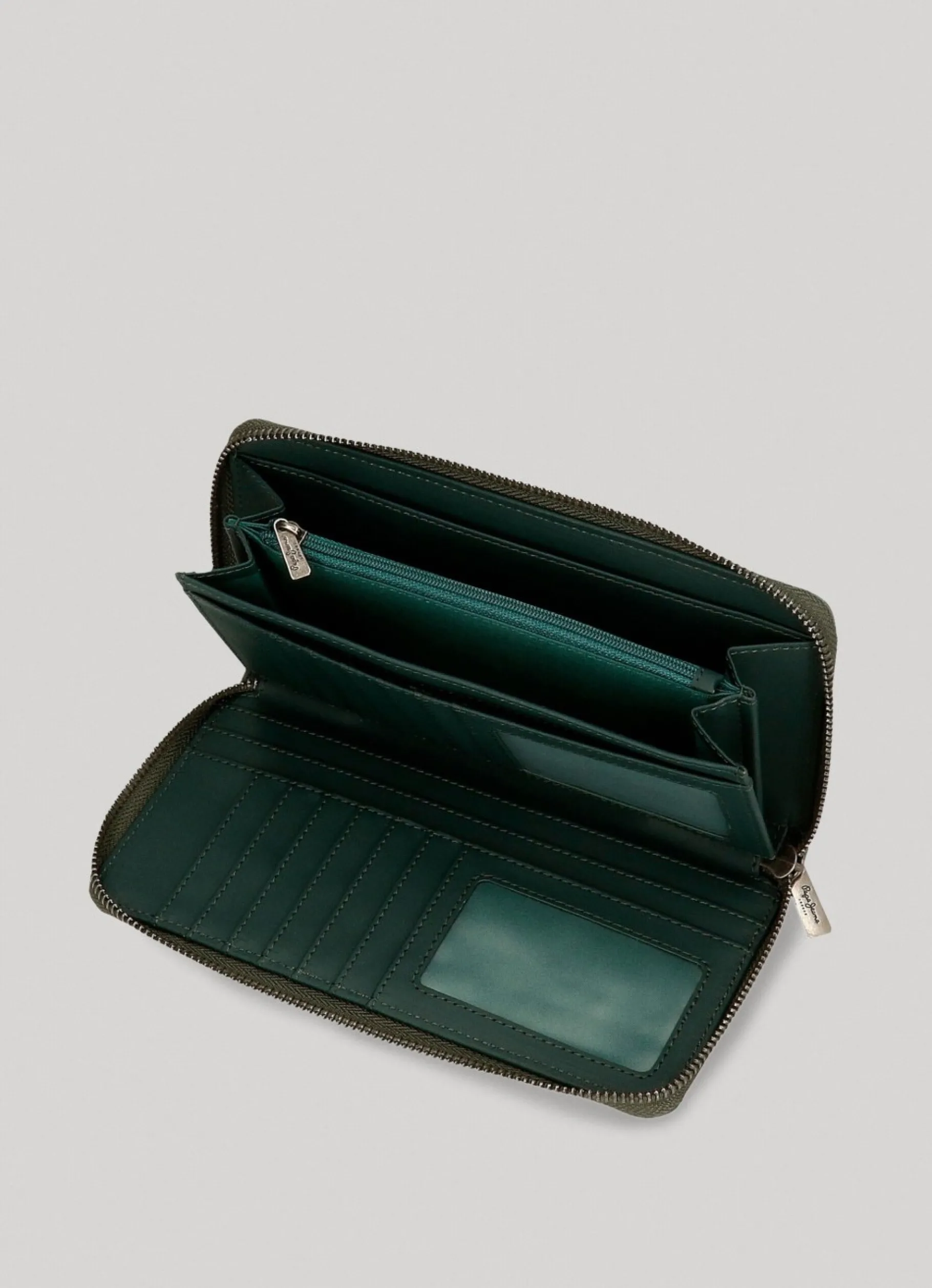 Women Pepe Jeans All-Over Geometric Print Wallet