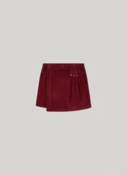 Girl Pepe Jeans Asymmetrical Corduroy Skirt