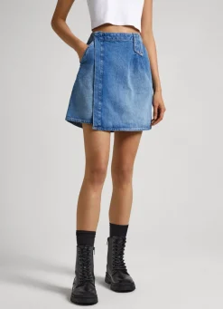 Women Pepe Jeans Asymmetrical Skirt