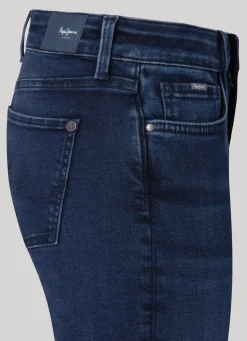 Women Pepe Jeans Aubrey Slim Fit Mid-Rise Jeans