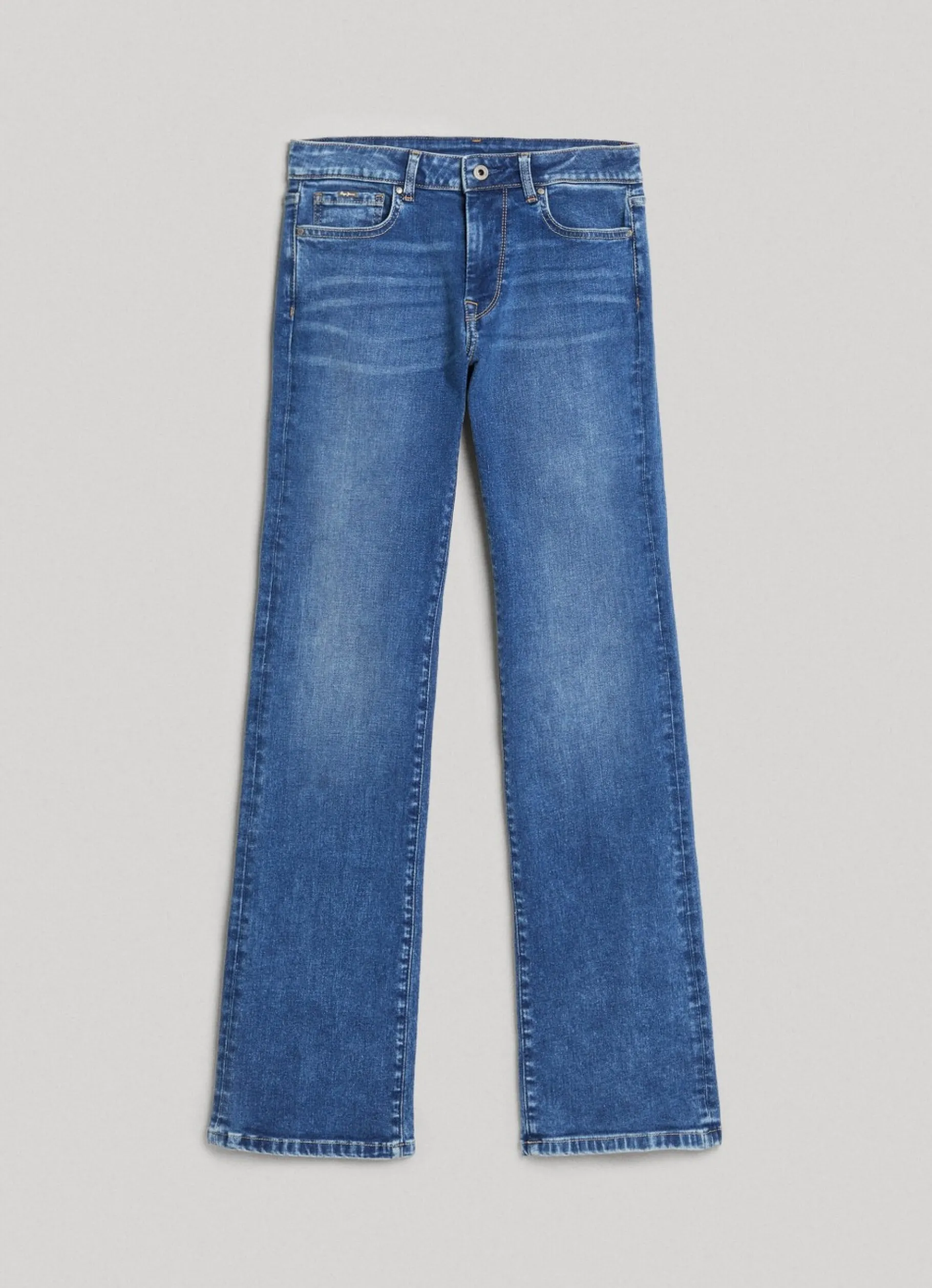 Women Pepe Jeans Aubrey Slim Fit Mid-Rise Jeans