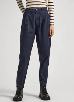 Women Pepe Jeans Balloon Fit Chino Trousers