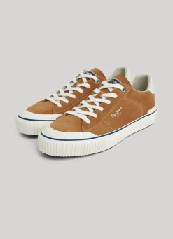 Men Pepe Jeans Ben Overdrive Suede Trainers