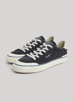 Men Pepe Jeans Ben Overdrive Suede Trainers