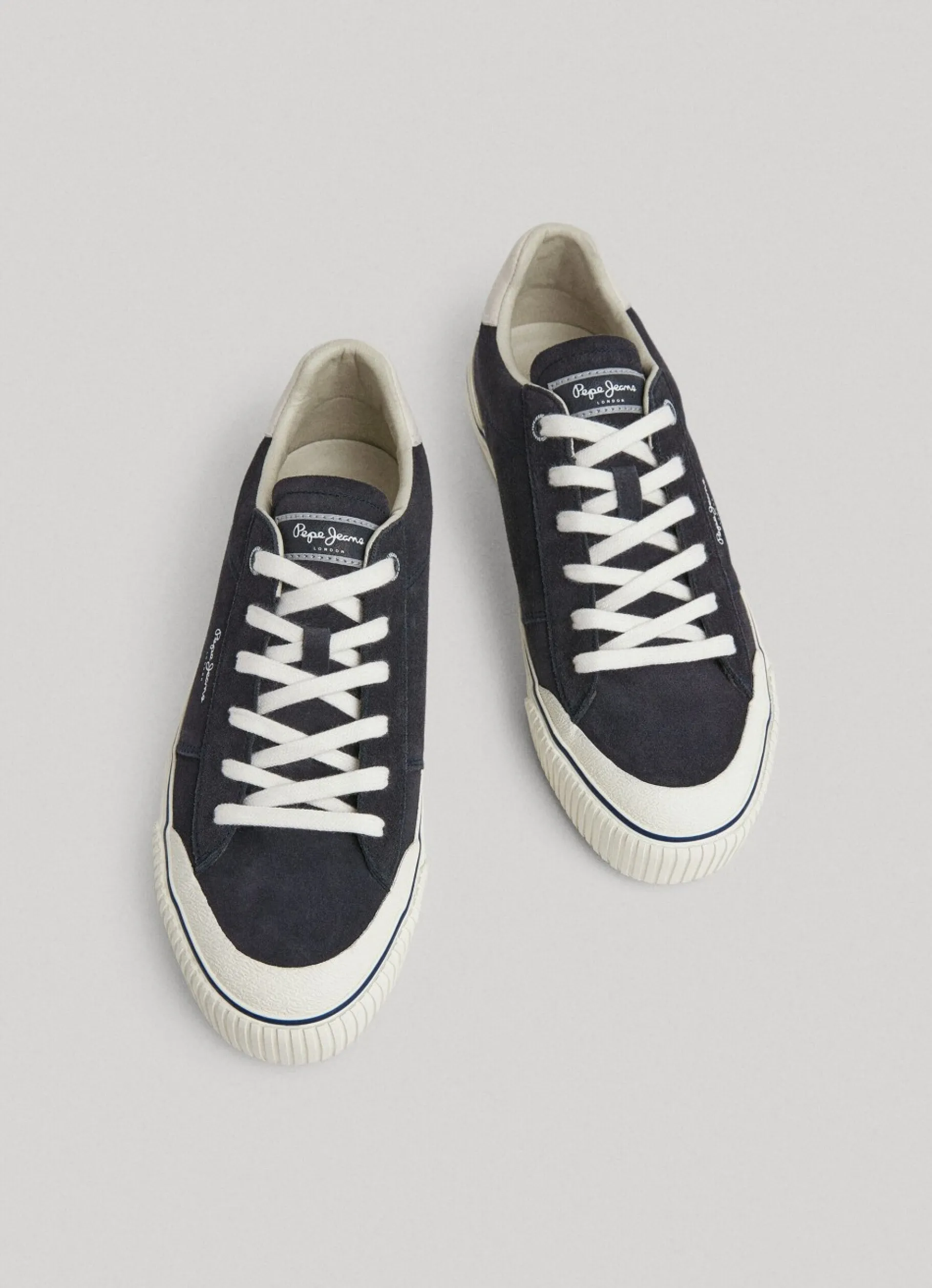 Men Pepe Jeans Ben Overdrive Suede Trainers