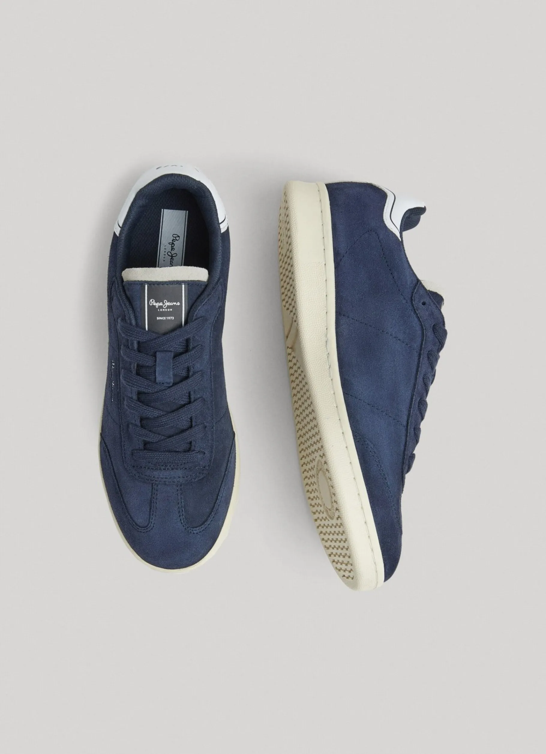 Men Pepe Jeans Bevis Player Suede Trainers