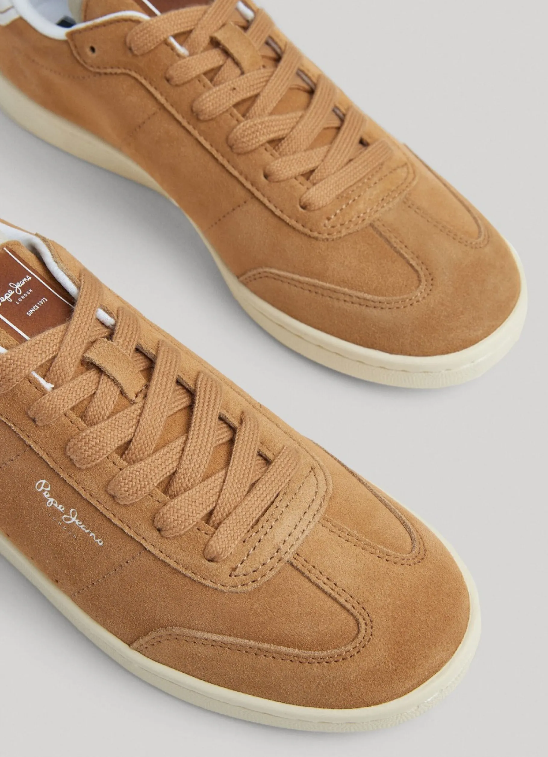 Men Pepe Jeans Bevis Player Suede Trainers