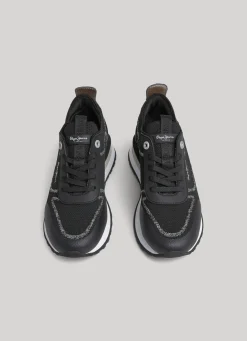 Women Pepe Jeans Blur Contour Combined Trainers