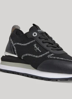 Women Pepe Jeans Blur Contour Combined Trainers