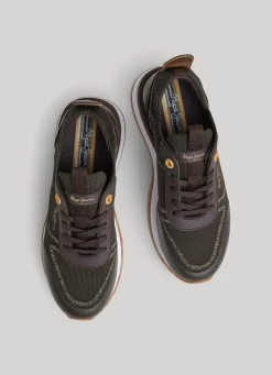Women Pepe Jeans Blur Contour Combined Trainers