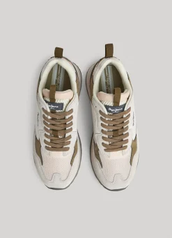 Women Pepe Jeans Blur Point Combined Trainers
