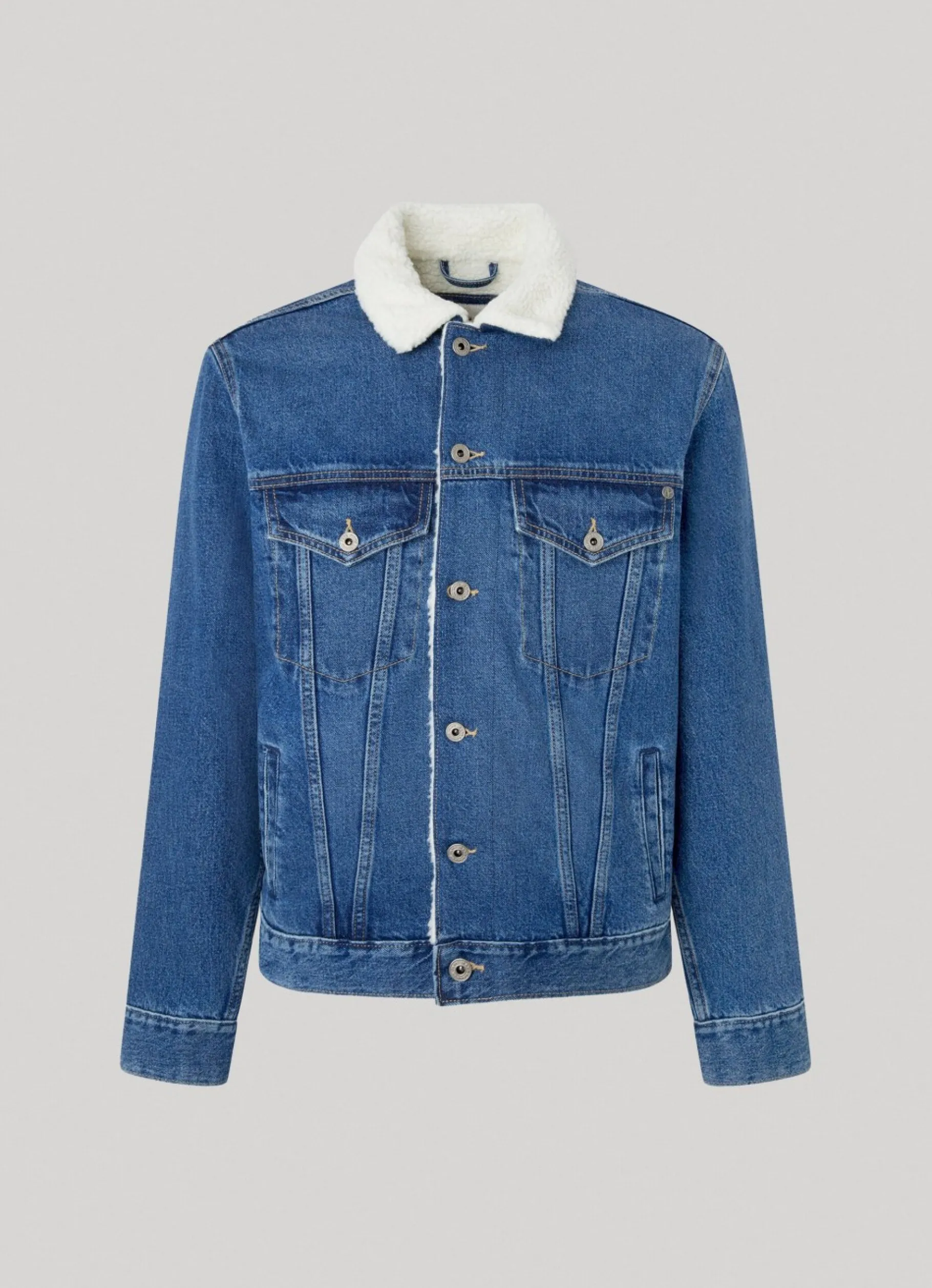 Men Pepe Jeans Borg-Lined Jacket