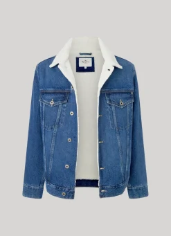 Men Pepe Jeans Borg-Lined Jacket