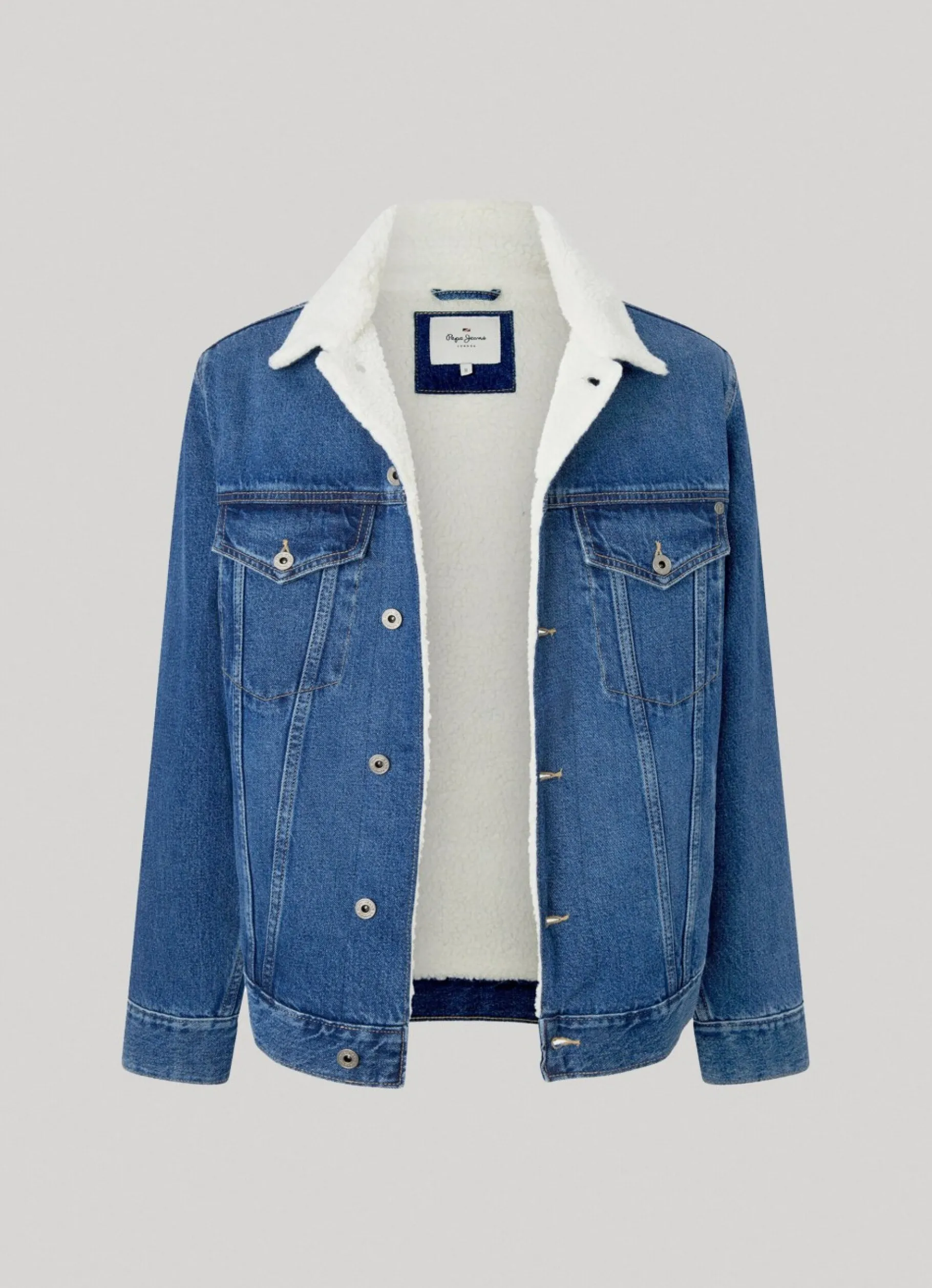 Men Pepe Jeans Borg-Lined Jacket