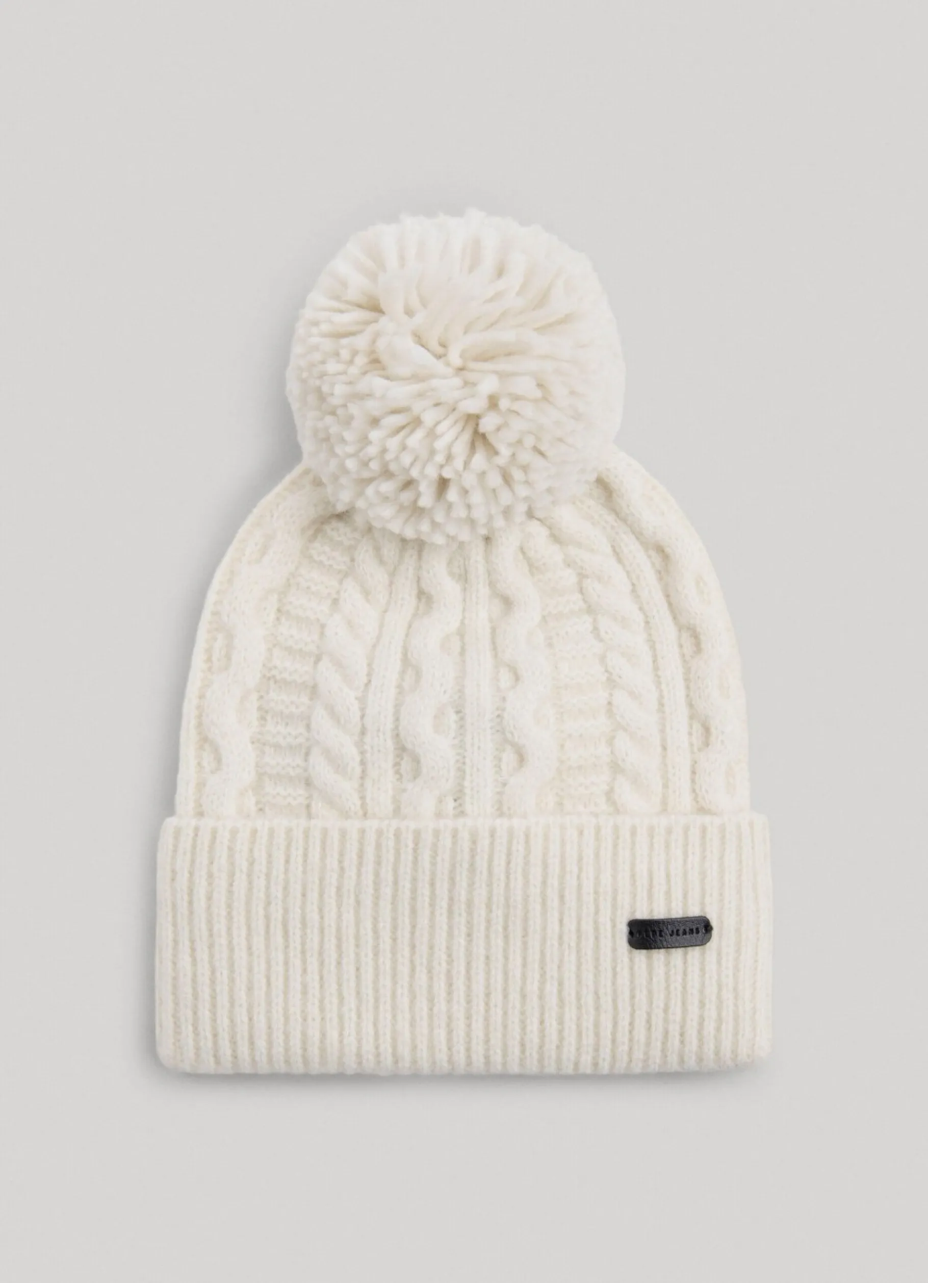Women Pepe Jeans Braided Cable Knit Beanie