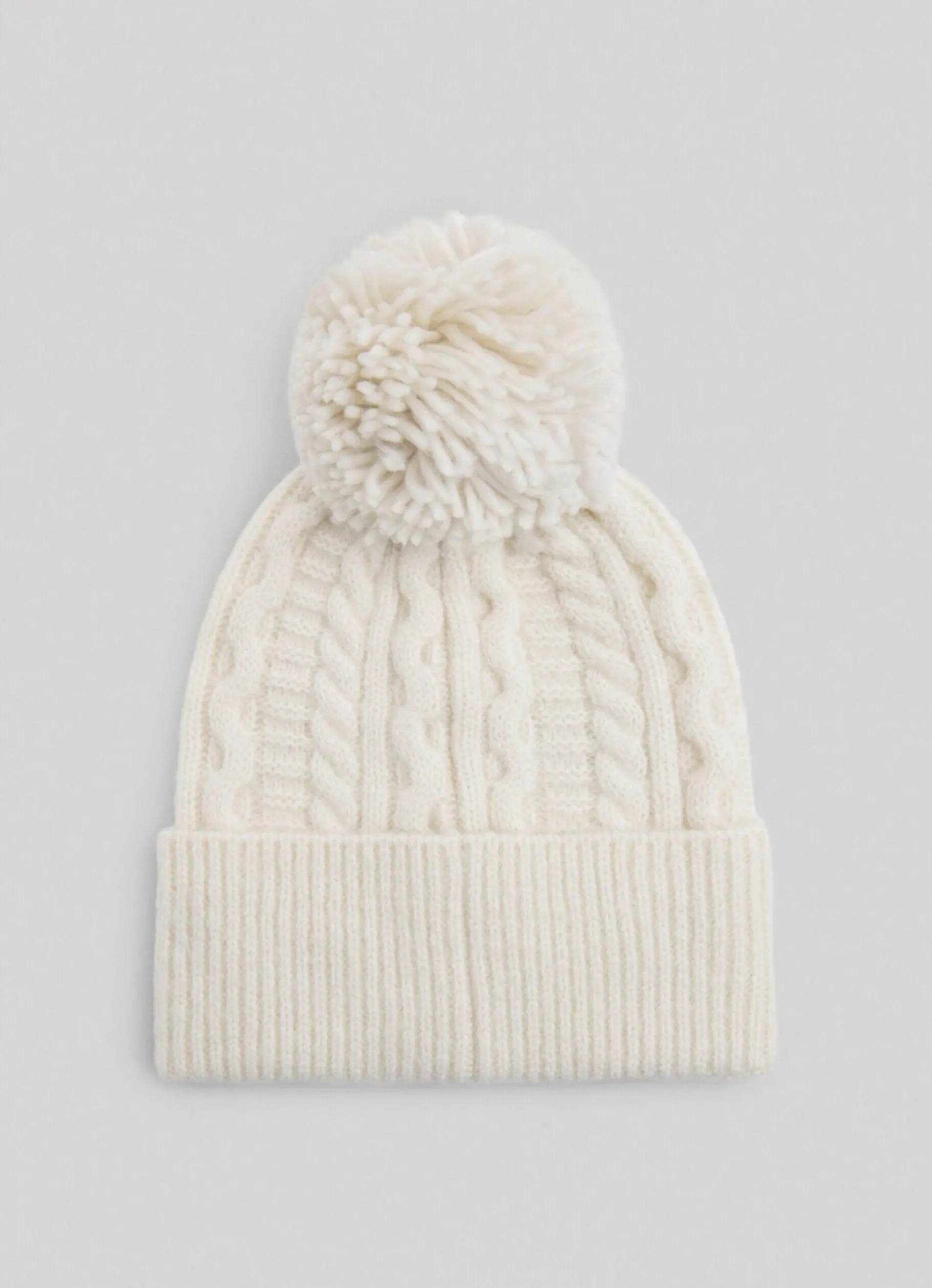 Women Pepe Jeans Braided Cable Knit Beanie