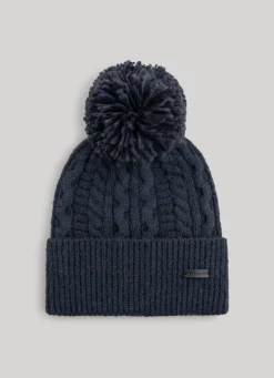 Women Pepe Jeans Braided Cable Knit Beanie