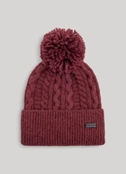 Men Pepe Jeans Braided Cable Knit Beanie