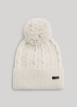 Men Pepe Jeans Braided Cable Knit Beanie