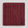 Women Pepe Jeans Braided Cable Knit Scarf