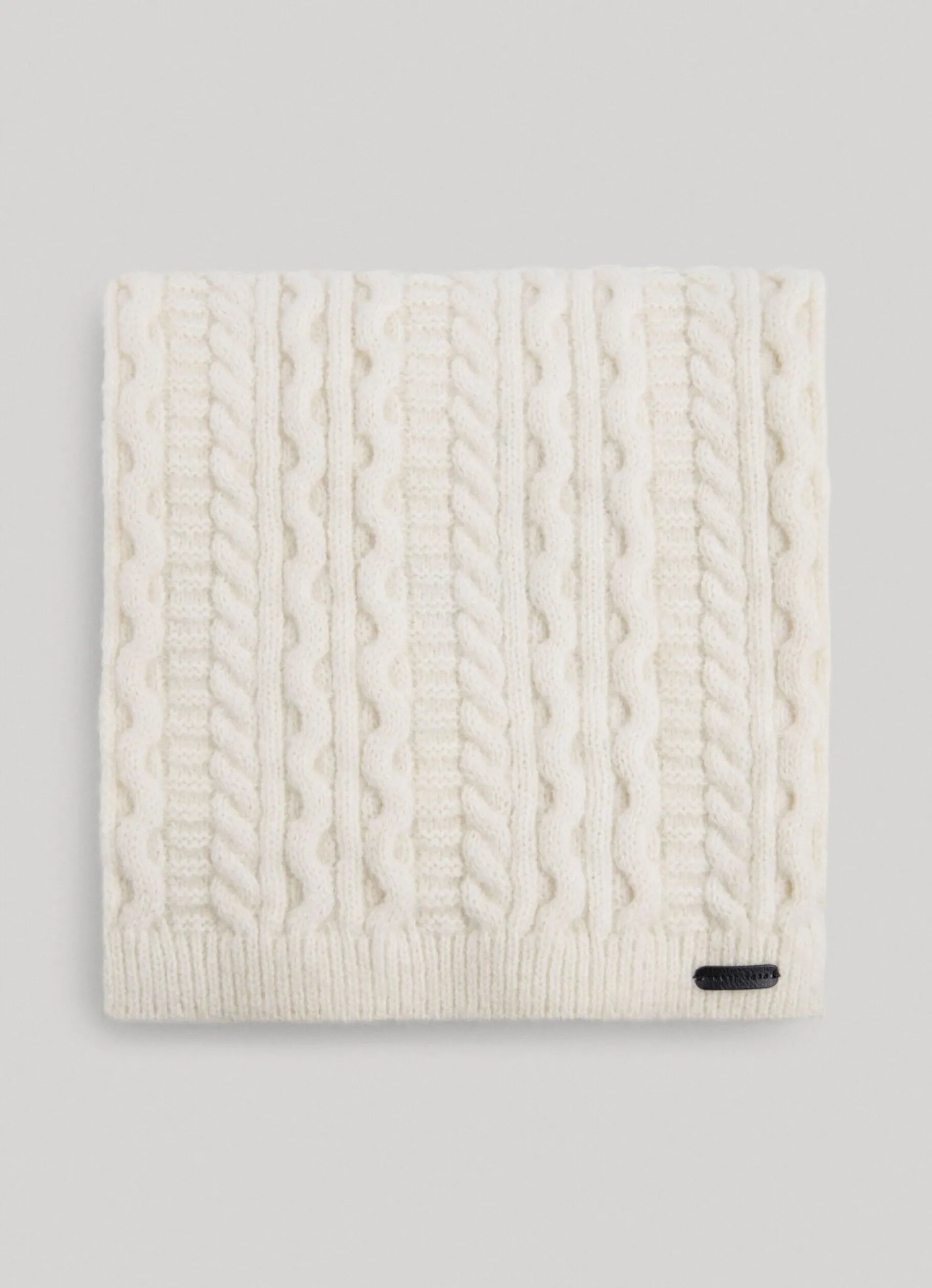 Girl Pepe Jeans Braided Cable Knit Scarf