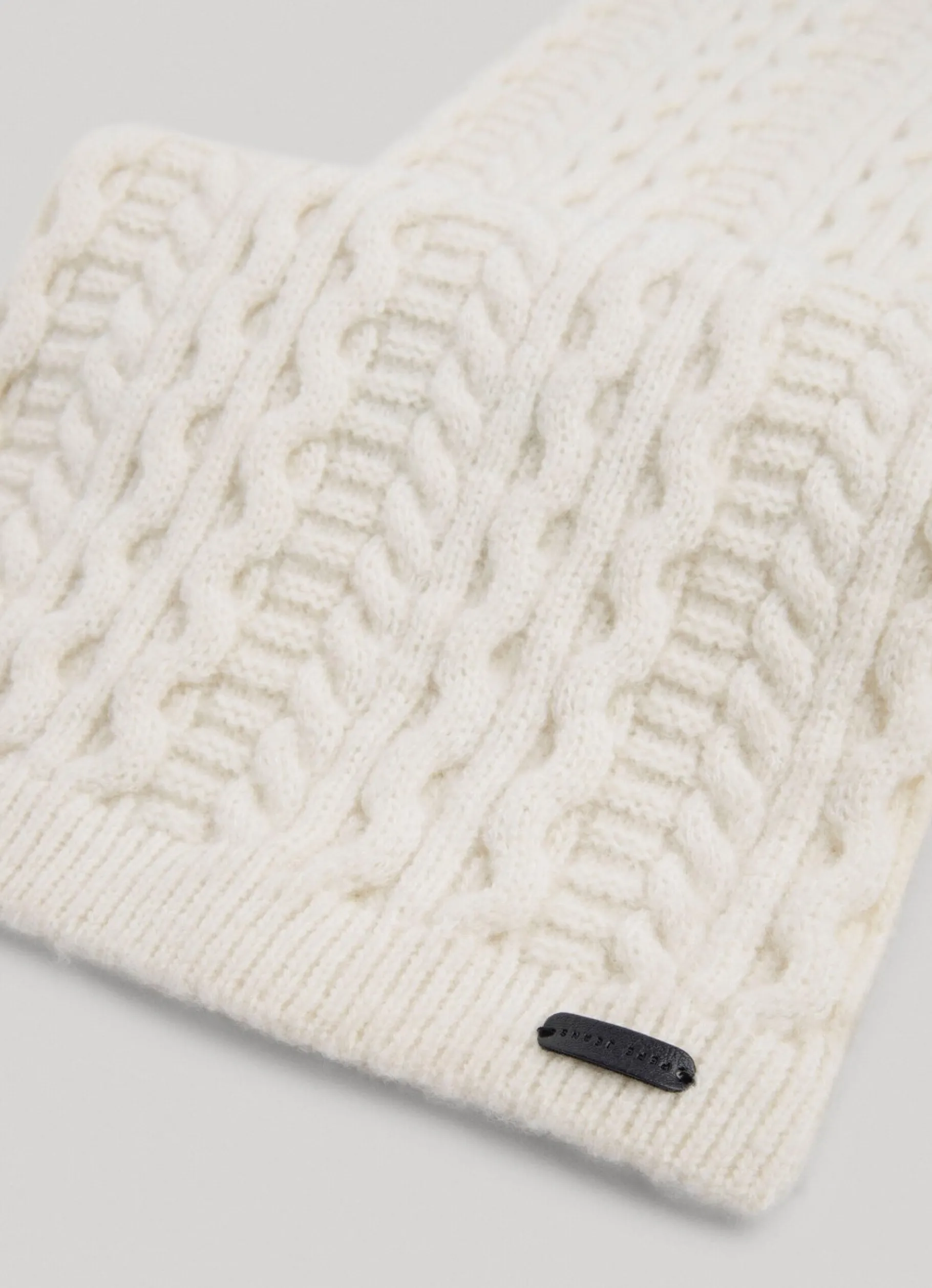 Girl Pepe Jeans Braided Cable Knit Scarf