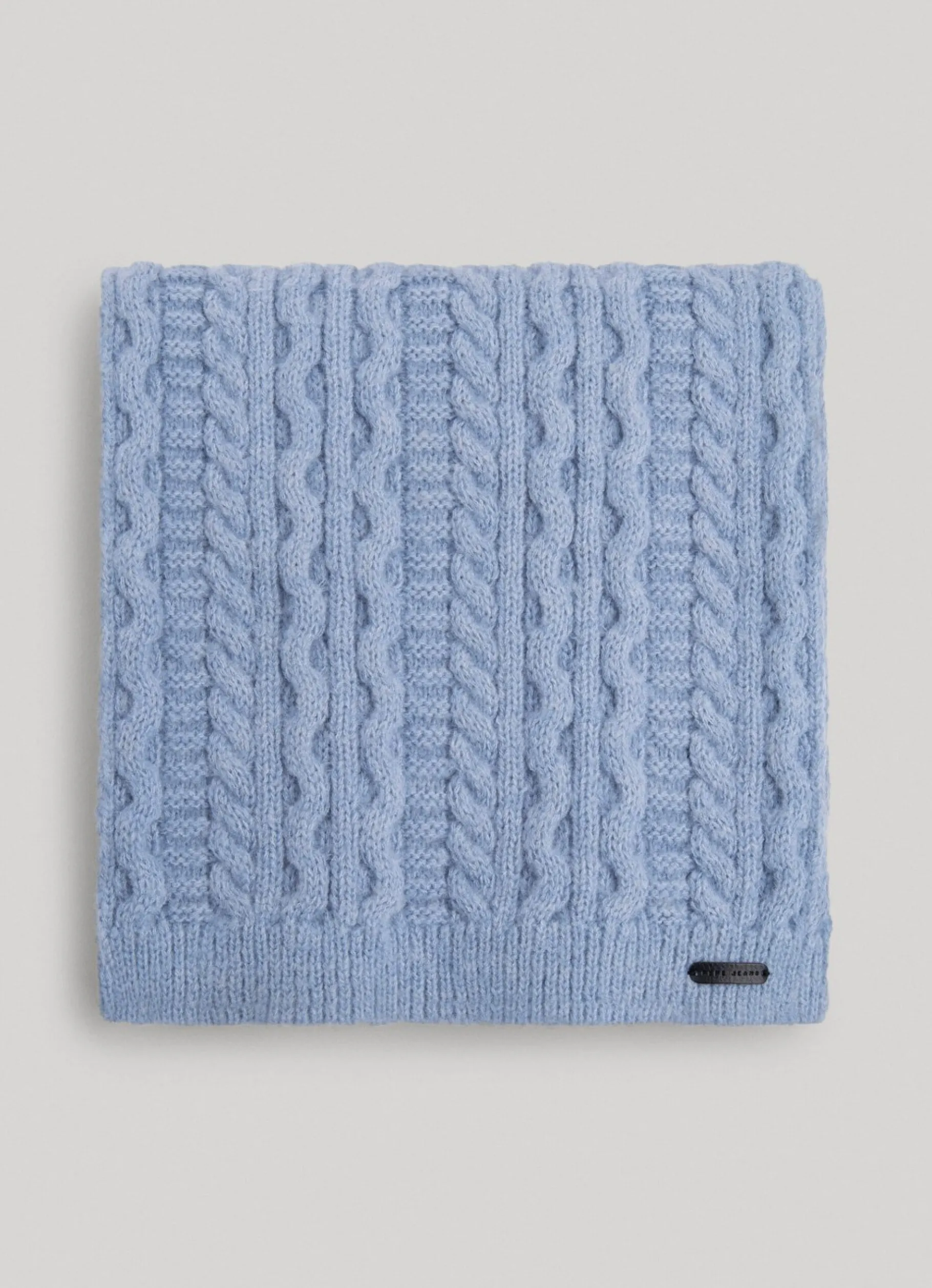 Girl Pepe Jeans Braided Cable Knit Scarf