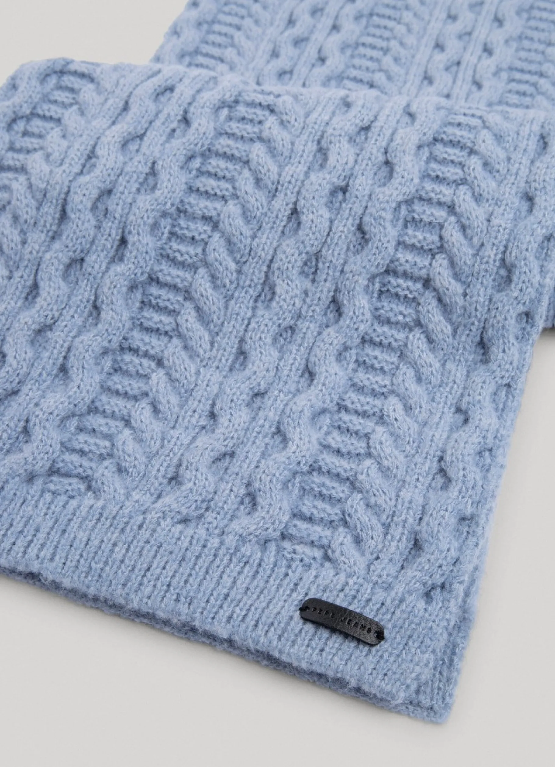 Girl Pepe Jeans Braided Cable Knit Scarf