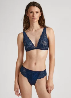 Women Pepe Jeans Brazilian Lace Knickers