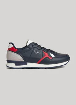 Men Pepe Jeans Brit Basic Running Shoes