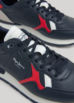 Men Pepe Jeans Brit Basic Running Shoes